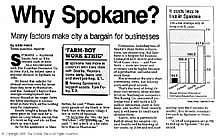 Spokane Newspaper Clipping